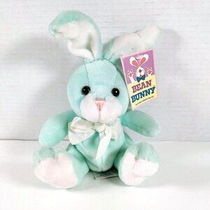 Vintage CHOSUN Sears  Exclusive Bean Bunny Rabbit Plush Stuffed Animal Easter 6"